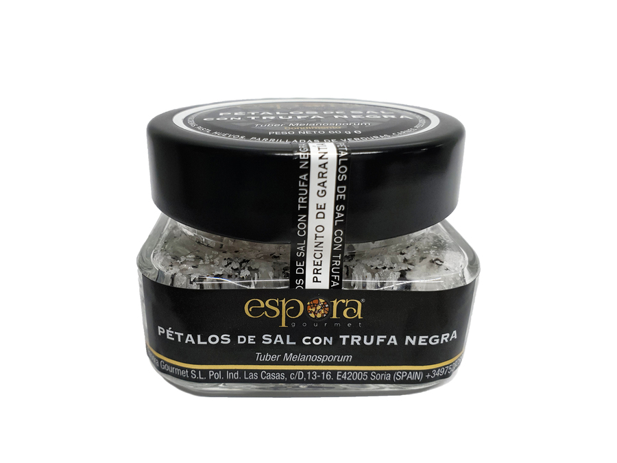 PETALOS DE SAL CON TRUFA NEGRA 60g